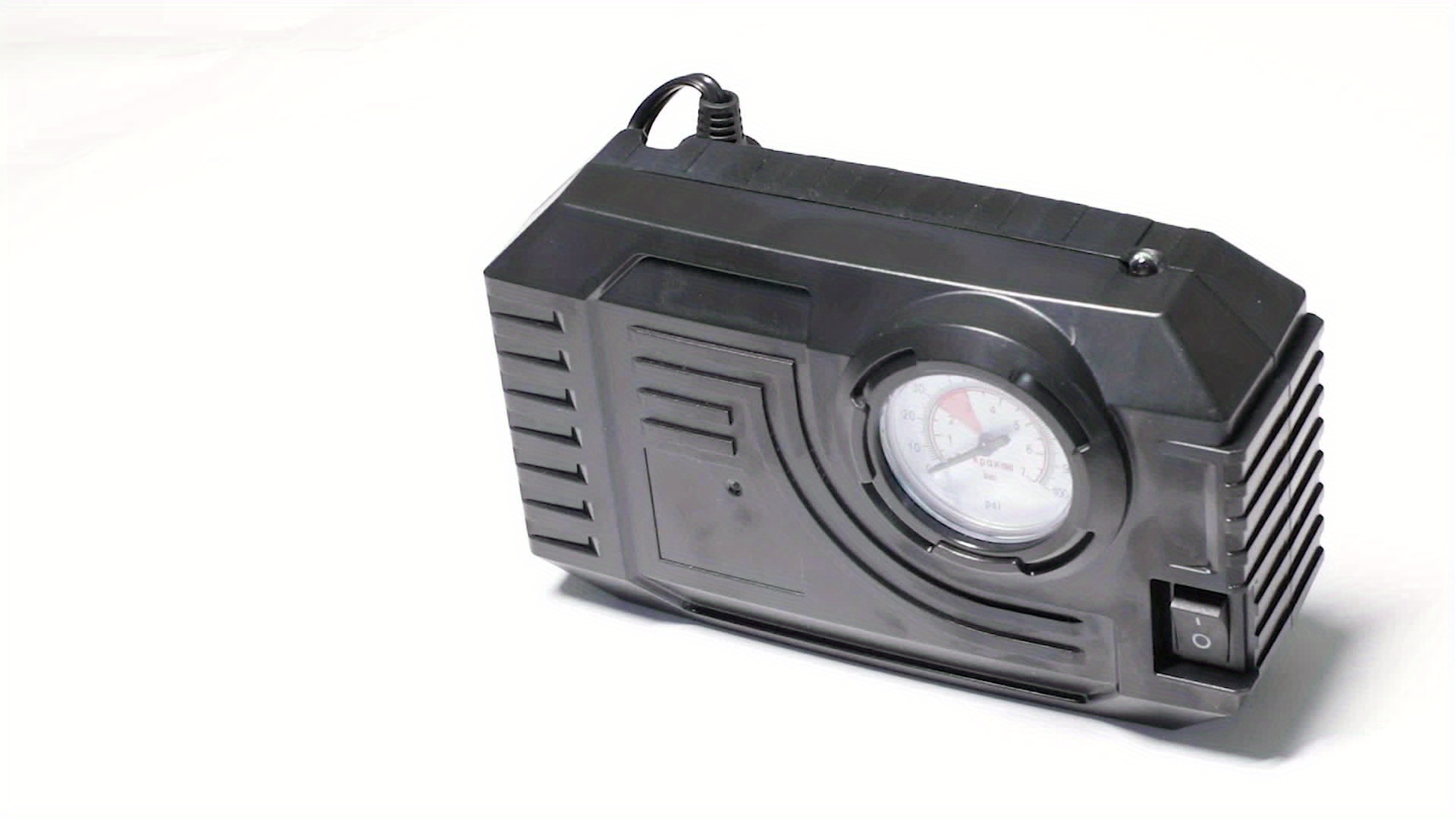 Carsun 150PSI Portable Car Air Compressor Pump - Tire Inflator for Auto, Motorcycle, Bicycle | LED Light | 12V DC Power Supply | Durable Black Design with Gauge Display, Tire Inflation|Compact Size|Gauge Display - Image 9