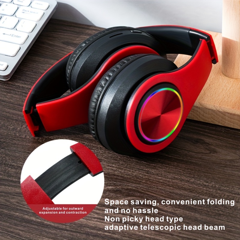Matte Finish Fully Enclosed Ear B39 Glowing Wireless Wireless Headphones - Image 10