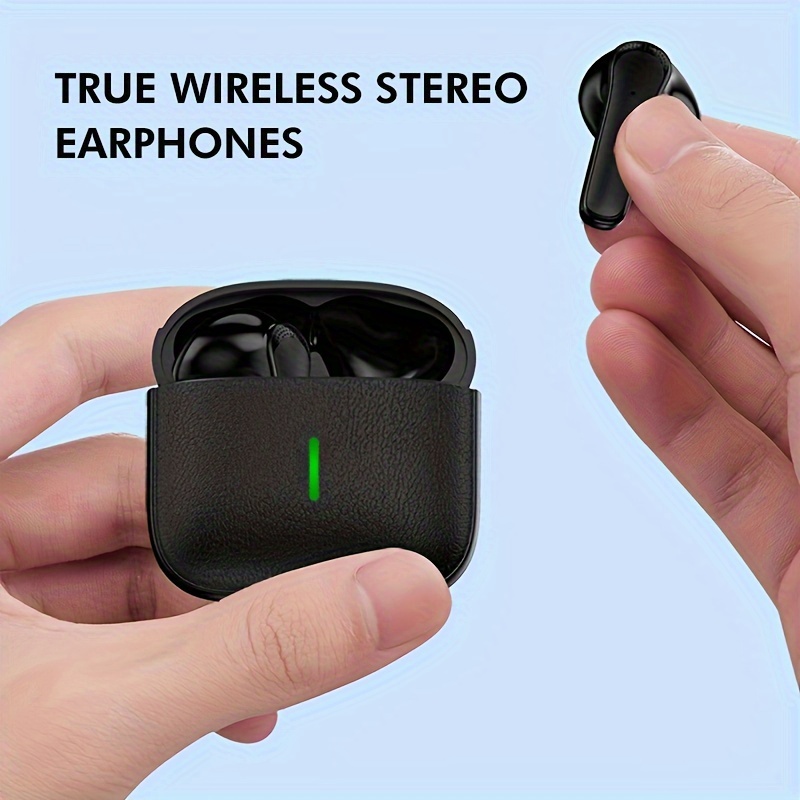 New Wireless Earbuds - Ultra-Long Battery Life, Noise-Canceling, Comfortable Semi-Open Back Design for Sports & Gaming, Touch Control, Rechargeable Lithium Battery, No Cable, Universal Phone Compatible, Black, Gaming Accessories | Sleek Earbud Design | Touch Control Earphones - Image 6