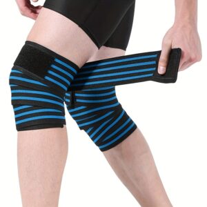1pc Deep squat knee pads, fitness strength training, leggings, straps, weightlifting, fitness, and elastic leg pads
