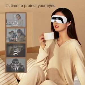 A Lightweight And Portable Eye Massager That Can Be Recharged Via USB, Ideal for Use on The Go.