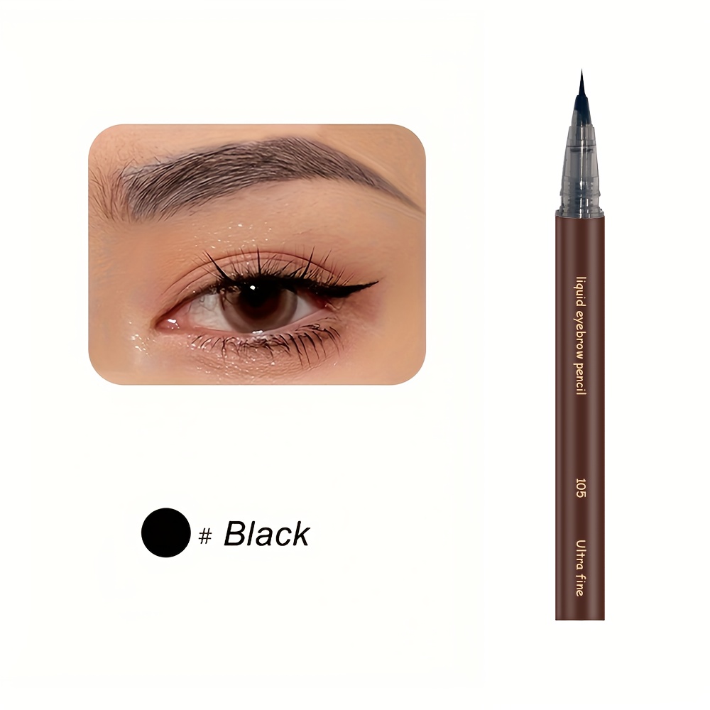1pc SYLR Ultra Fine Extra Slim Eyebrow Pen, Waterproof Liquid Eye Brow Pencil, Long Lasting, Sweat-Proof, 2 in 1 for Eyeliner & Microblading, Suitable for All Skin Types, Ideal for Summer & Outdoor Travel - Image 9