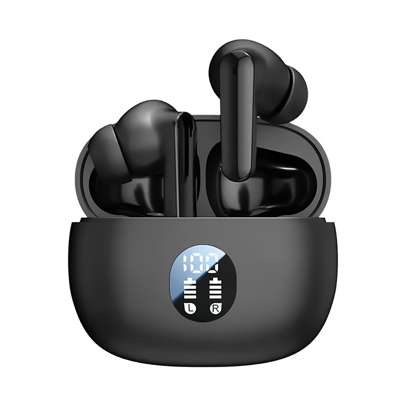 Touch Control Wireless Earbuds with LED Display - HiFi Stereo Sound, Lightweight & Compact Design for Gaming, Running & Cycling - Image 3