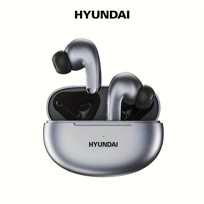 HYUNDAI 2024 Wireless Earbuds - Low Latency, Long Battery Life, Sound Isolation, with Mic for Gaming, Sports, and Music, Gaming Headset | Semi-Open-Back Headphone | Type-C Charging, Earbud Headphones - Image 3