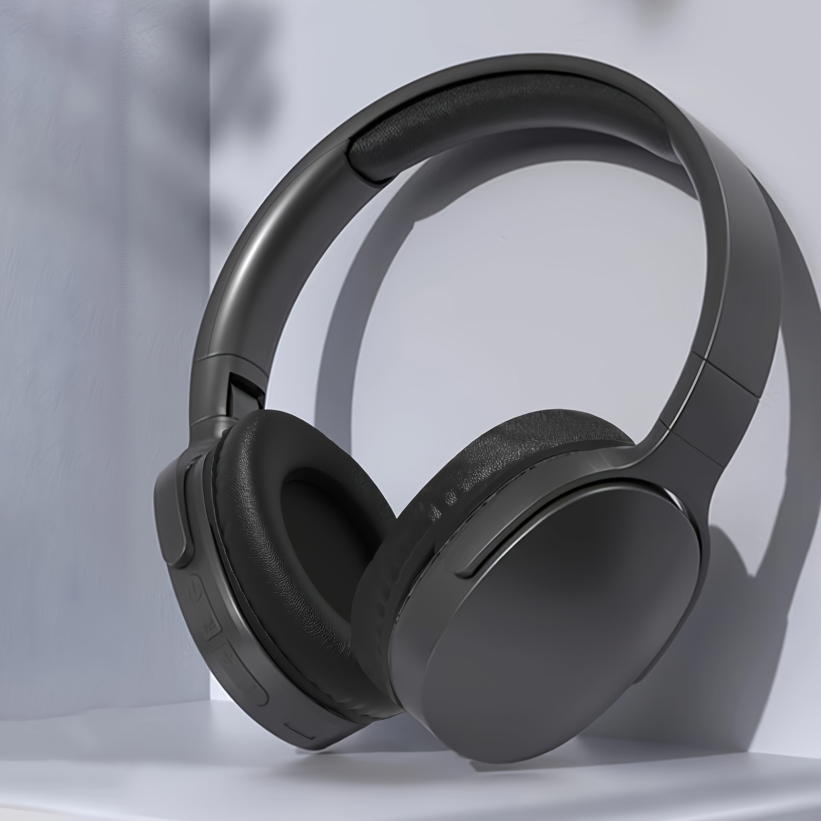 GENAI P2961 Over-Ear Wireless Headphones - 20H Playtime, Comfortable & Foldable, Wireless Connectivity, Noise-Canceling Mic, USB Charging Case, Ideal for Travel, Home, Office - Sleek White Design - Image 5