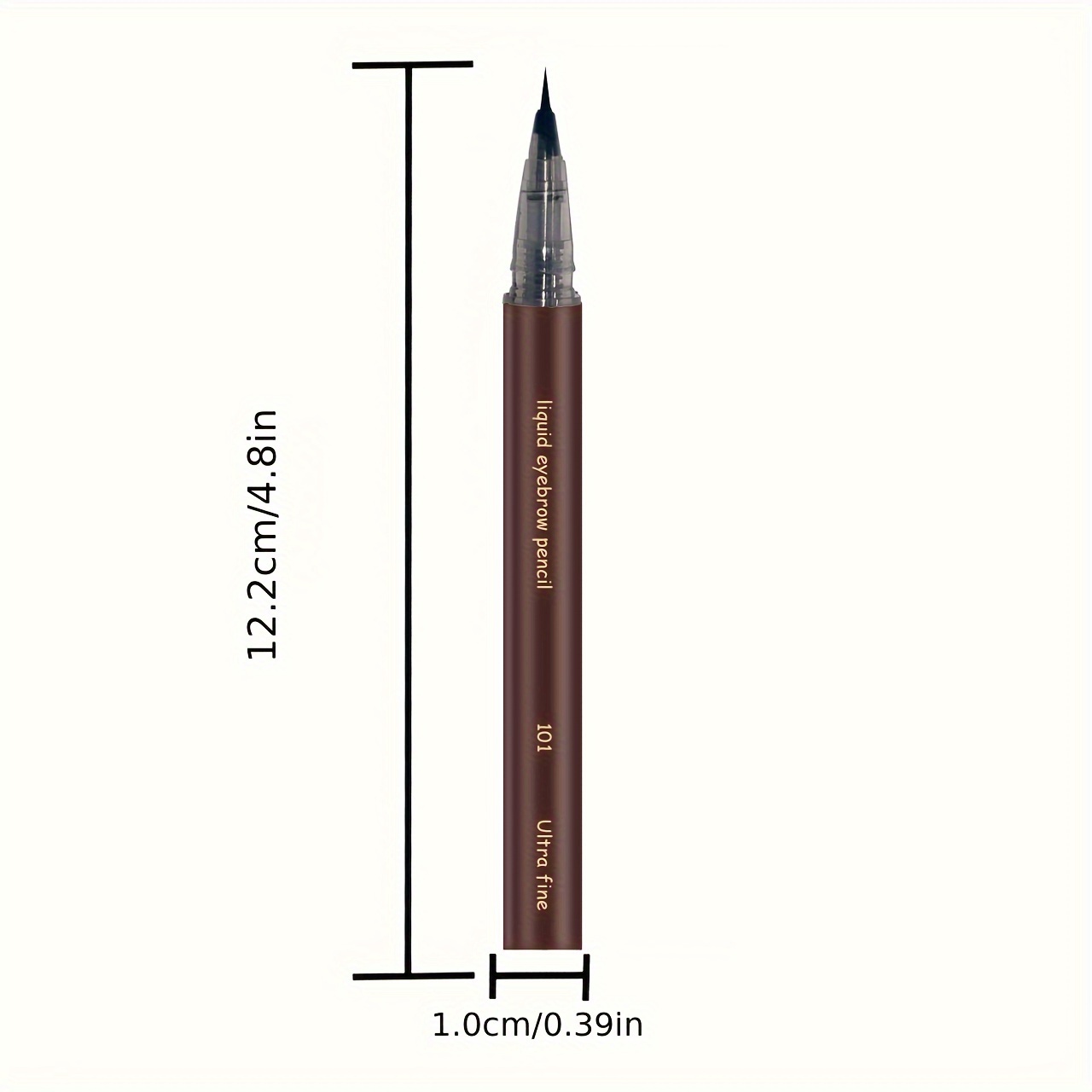 1pc SYLR Ultra Fine Extra Slim Eyebrow Pen, Waterproof Liquid Eye Brow Pencil, Long Lasting, Sweat-Proof, 2 in 1 for Eyeliner & Microblading, Suitable for All Skin Types, Ideal for Summer & Outdoor Travel - Image 6