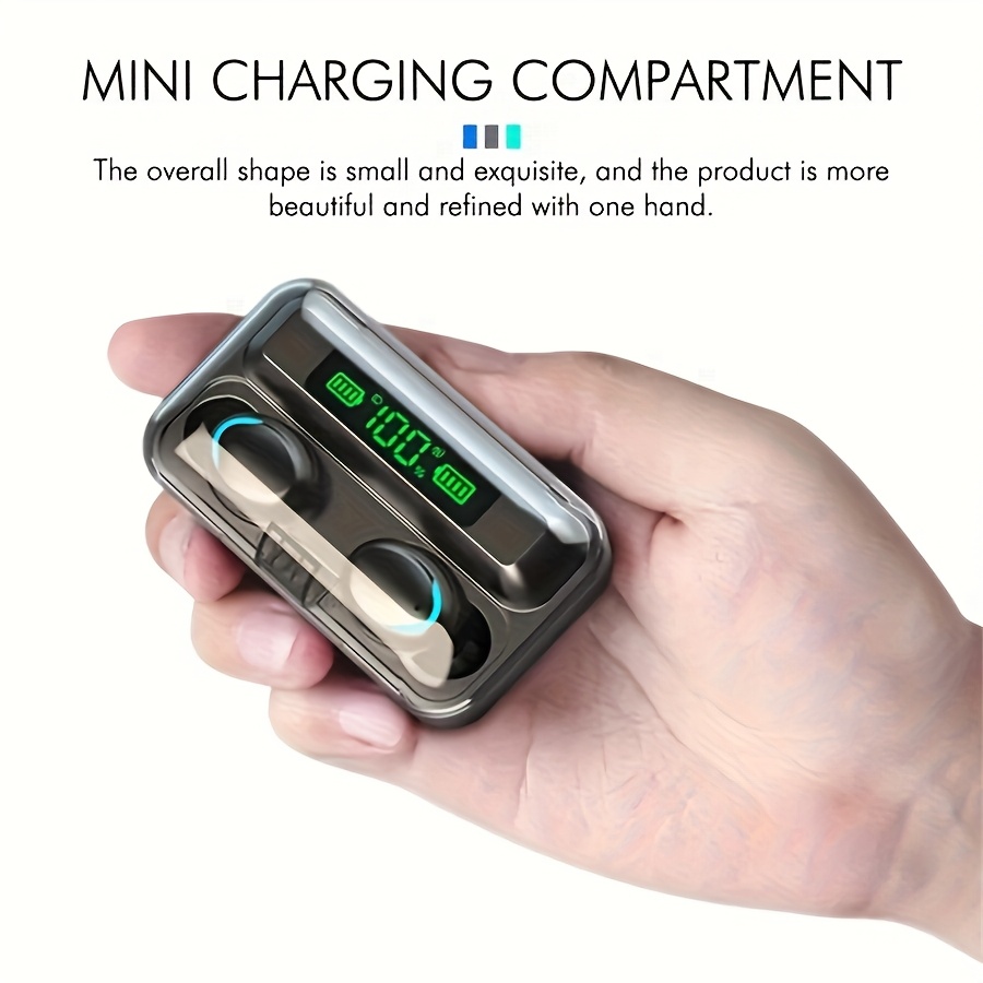 BRIAME TWS Hi-Fi Stereo Wireless Earbuds with Charging Case, Touch Control, Wireless 5.0, High-Quality Audio, Capacitive Mic, Lightweight Design for Sports, Gaming, and Everyday Use - Ideal Gift for Men and Women, Gaming Headphones | Portable Charging Case | Stylish Earphones, Earbuds Wireless - Image 4