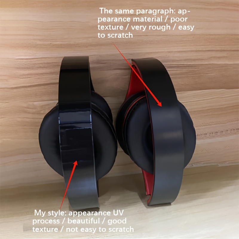 Wireless Noise-Canceling Headphones with Rich Bass & Clear Calls - Comfort Fit, Long Playtime, Rechargeable Battery, USB-C Charging, 3.5mm Headphone Jack, Ideal for Smartphones, Noise Isolation Headphones | Modern Headphone Design | Comfortable Headphones - Image 9