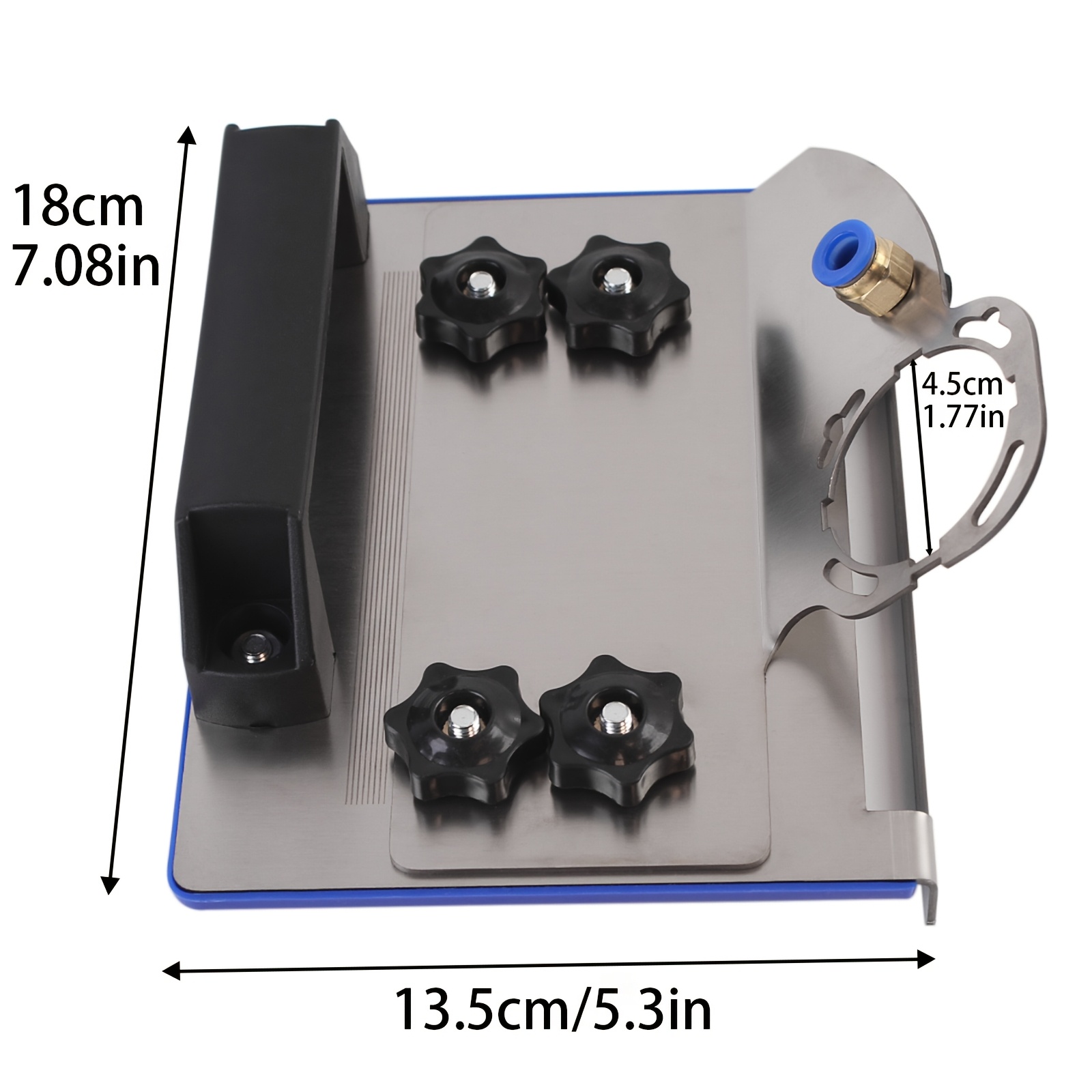 1pc Portable 45-Degree Chamfering Rack for Angle Grinder, Haitang Corner Tiling Tool, Aluminum, No Power Needed - Image 4