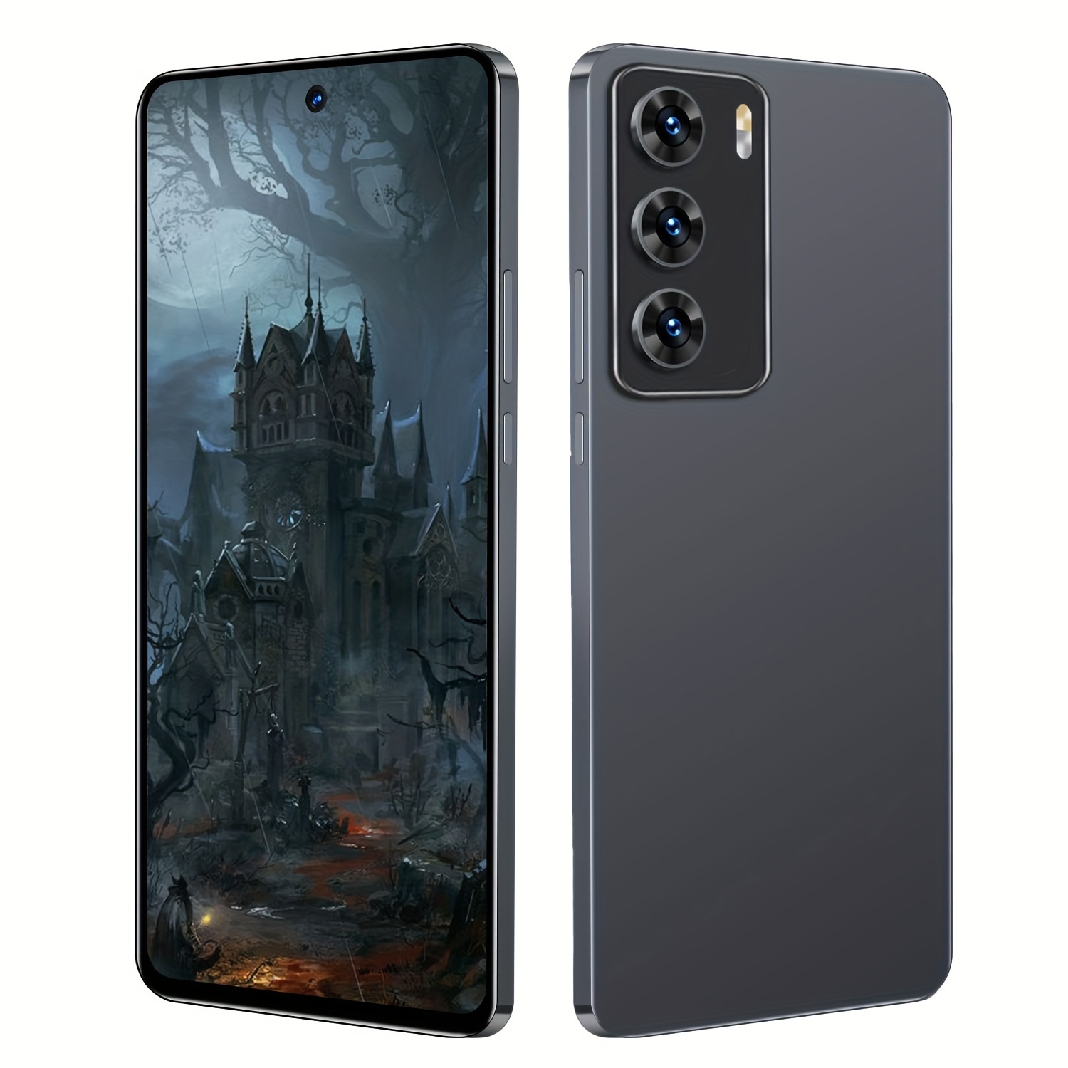F700 Smartphone - 6.56" Large Screen, 3200mAh Battery, Dual SIM Card Slots, Face Recognition, Android 8.0, Gothic Castle Design, 3G WCDMA: 850MHz/2100MHz, Includes Phone Case & USB-C Cable - Image 7