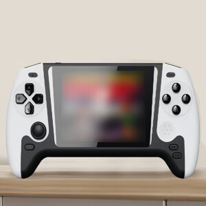 1pc SIDAKEYE Retro Handheld Gaming Console, 3.5-inch Large Screen, ABS Material, Rechargeable Lithium Polymer Battery, Red/Blue/White, Handheld Gaming Device
