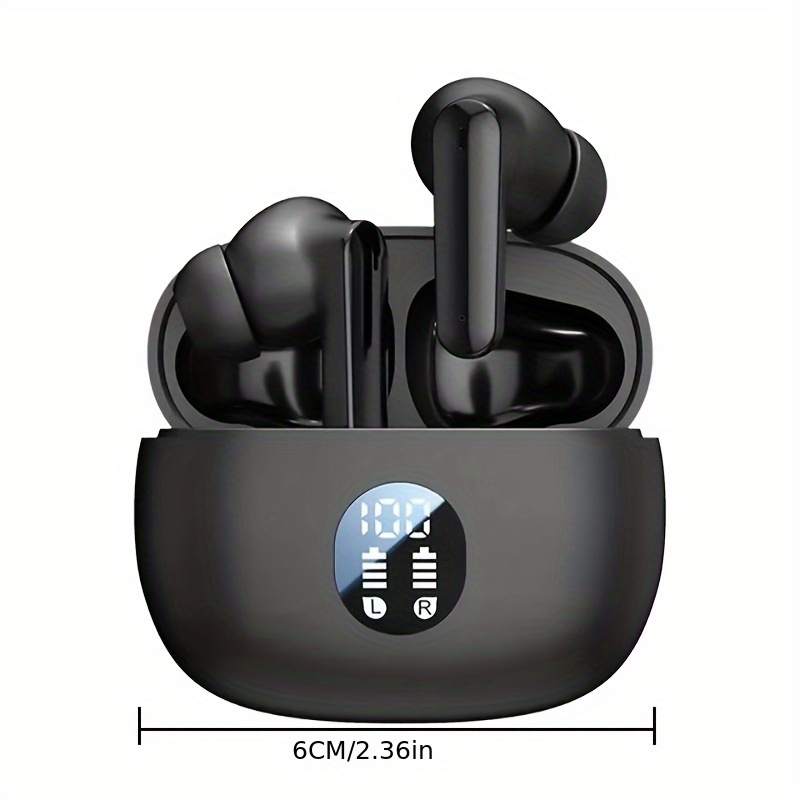 Touch Control Wireless Earbuds with LED Display - HiFi Stereo Sound, Lightweight & Compact Design for Gaming, Running & Cycling - Image 12