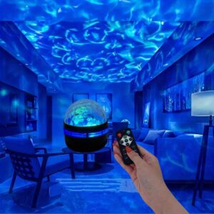 USB-Powered Aurora Night Light with Remote Control - 7 Color Modes, Starry Sky & Landscape Theme, Perfect for Bedroom Decor & Gifts, Button Battery Operated, Warm to Cool-Turn Lighting, Adjustable Brightness, No USB Pouch Included, Landscape Theme Lamp | Decorative Starry Sky Lamp | Energyefficient LED Lamp, Light Deco