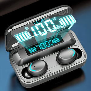 TWS Wireless Earbuds with Hi-Fi Stereo Sound, Waterproof Design, And Built-In Microphone for Sports