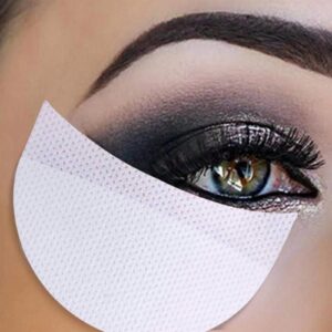 50-Pack Eye Shadow Shields, Makeup Stencils for Precision Application, Eyeliner & Shadow Applicator, Lash & Lip Makeup Tools, Compatible with All Skin Types